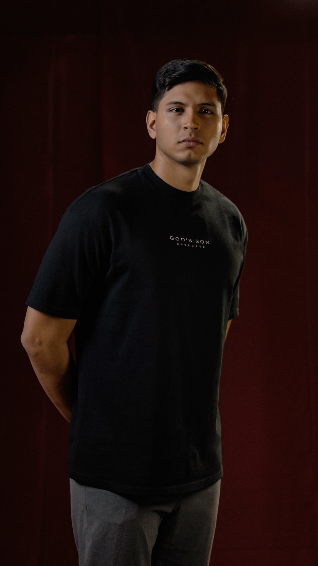 UNBROKEN STATEMENT — Black (Oversize Fit)