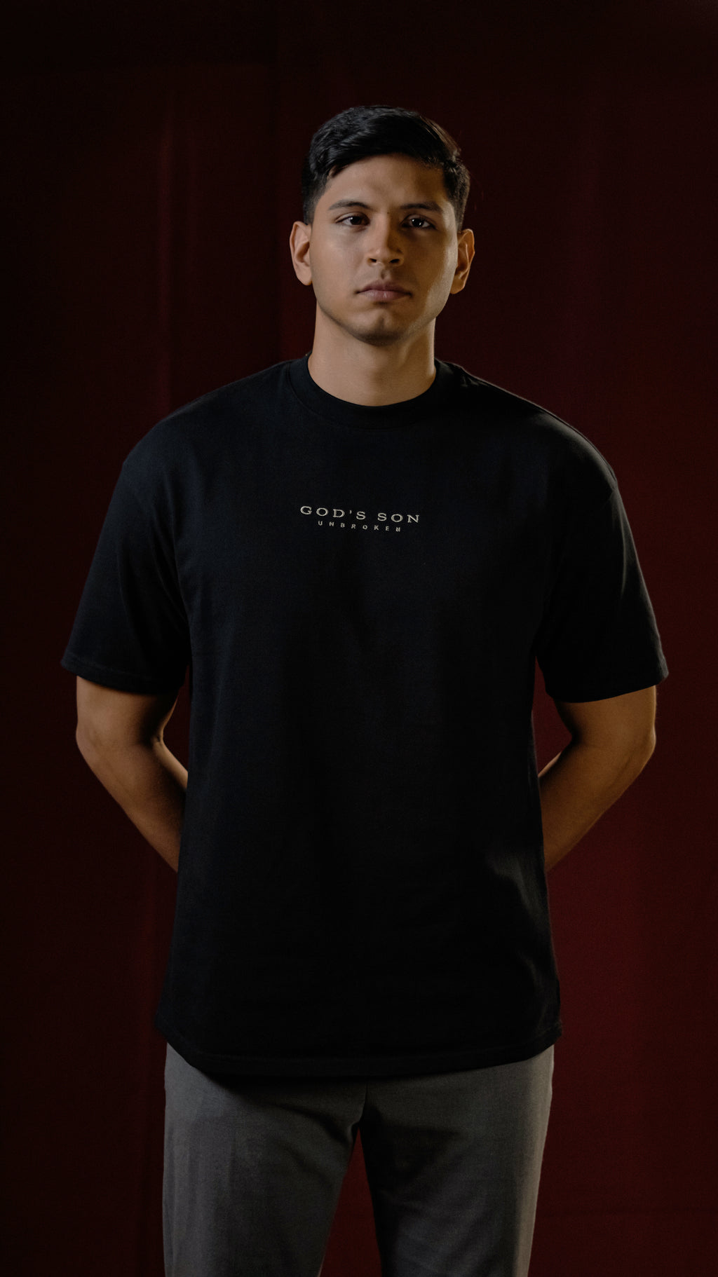 UNBROKEN STATEMENT — Black (Oversize Fit)