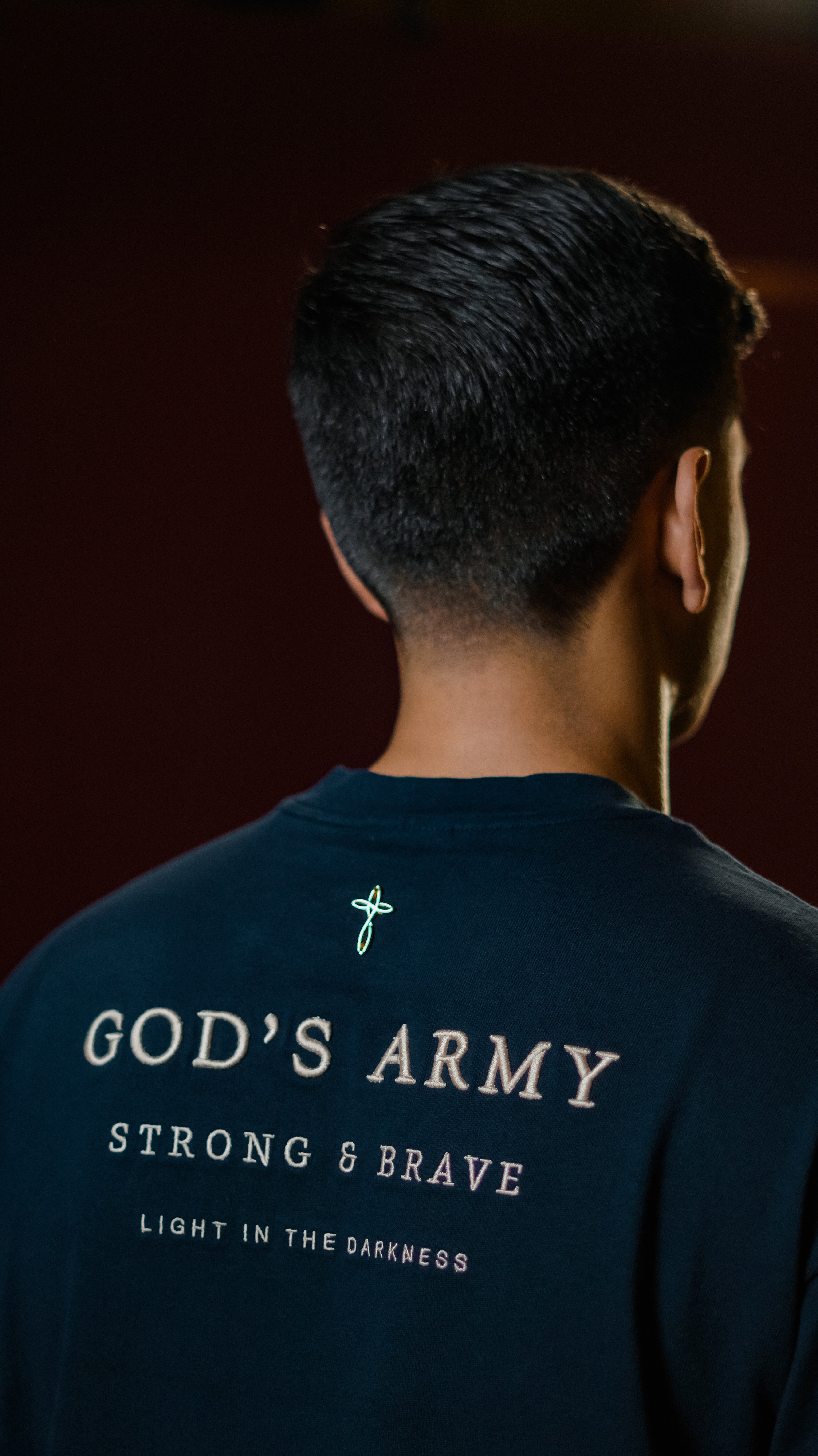 UNBROKEN STATEMENT — Navy (Oversize Fit)