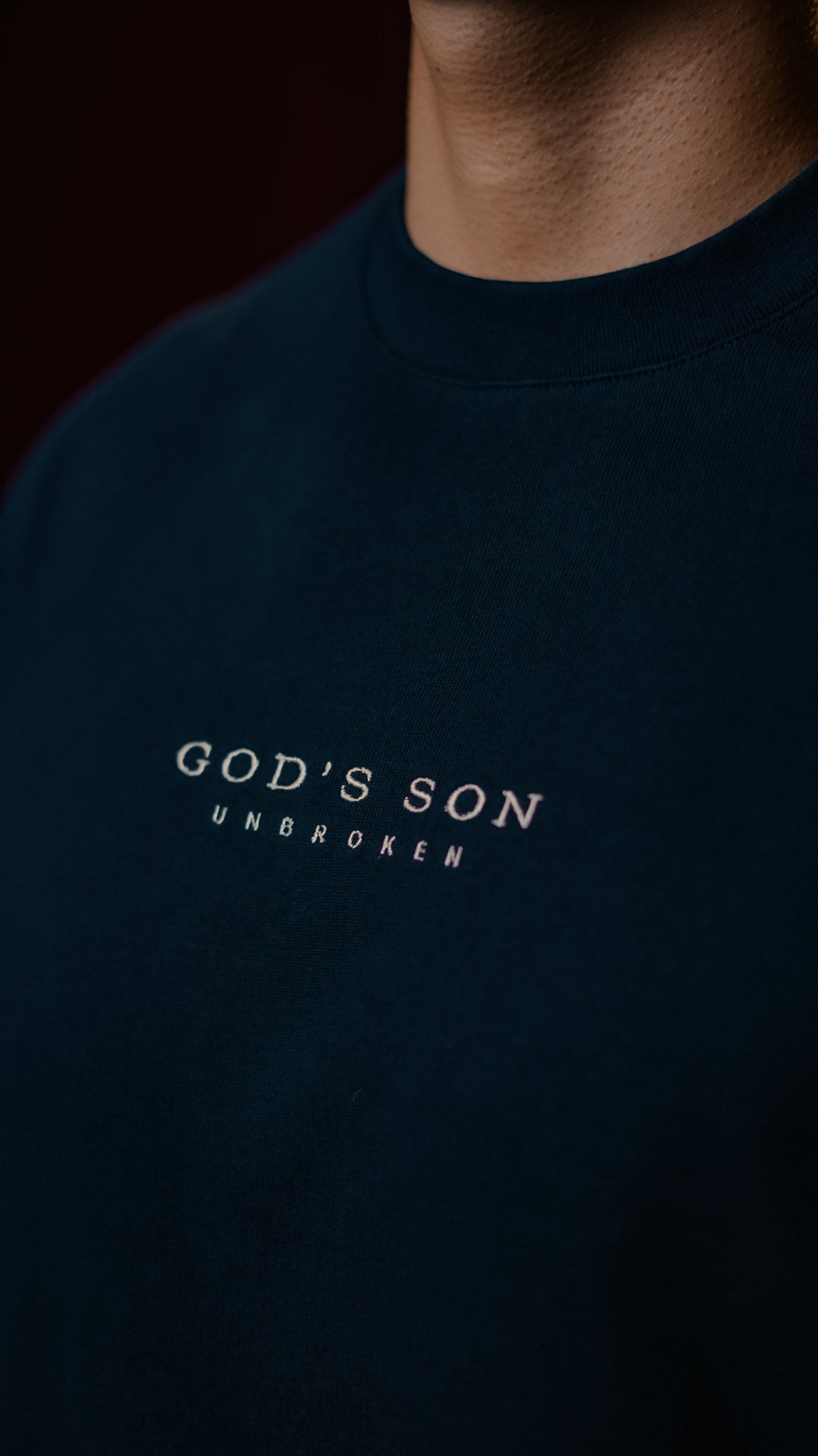 UNBROKEN STATEMENT — Navy (Oversize Fit)