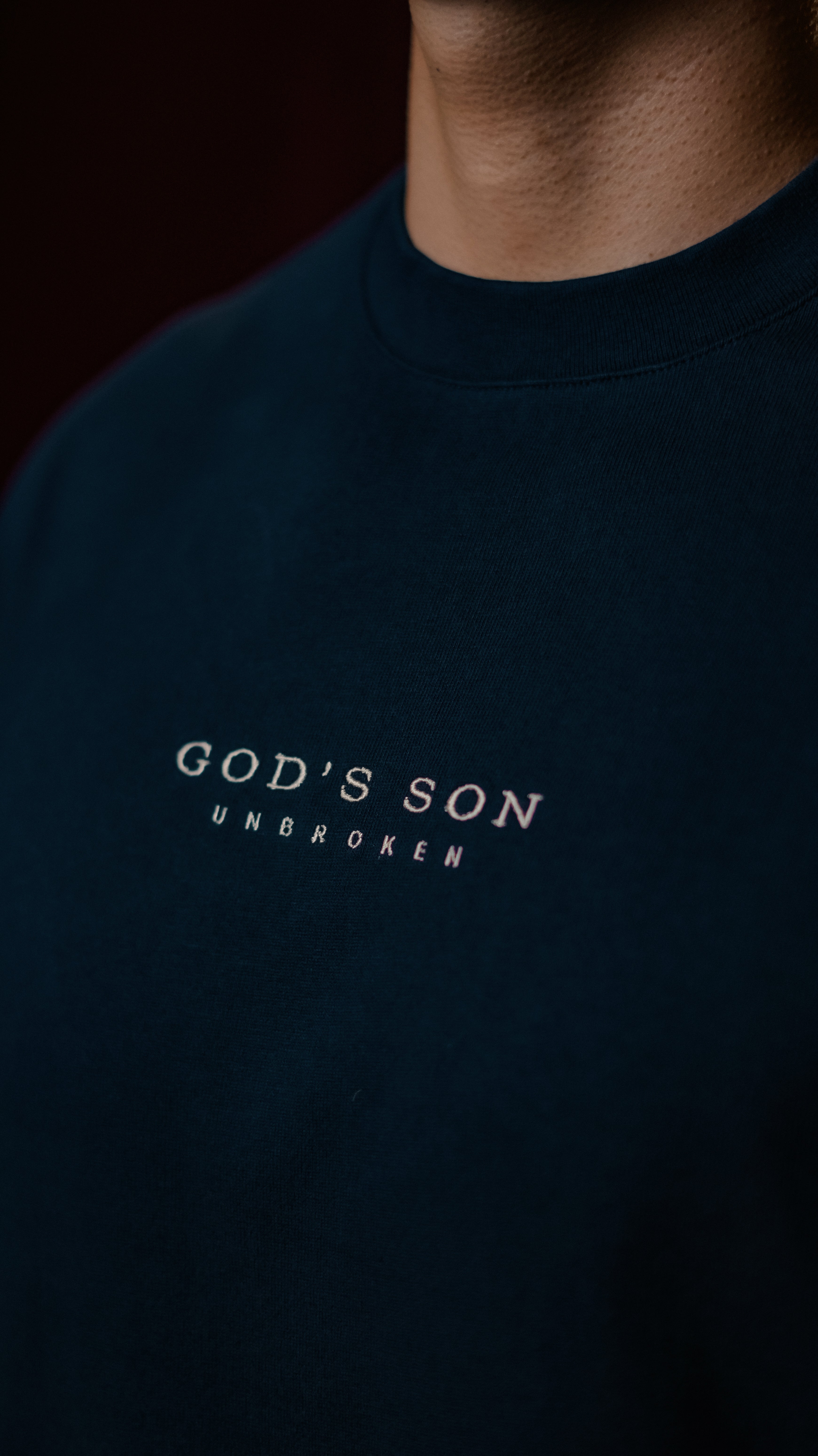UNBROKEN STATEMENT — Navy (Oversize Fit)