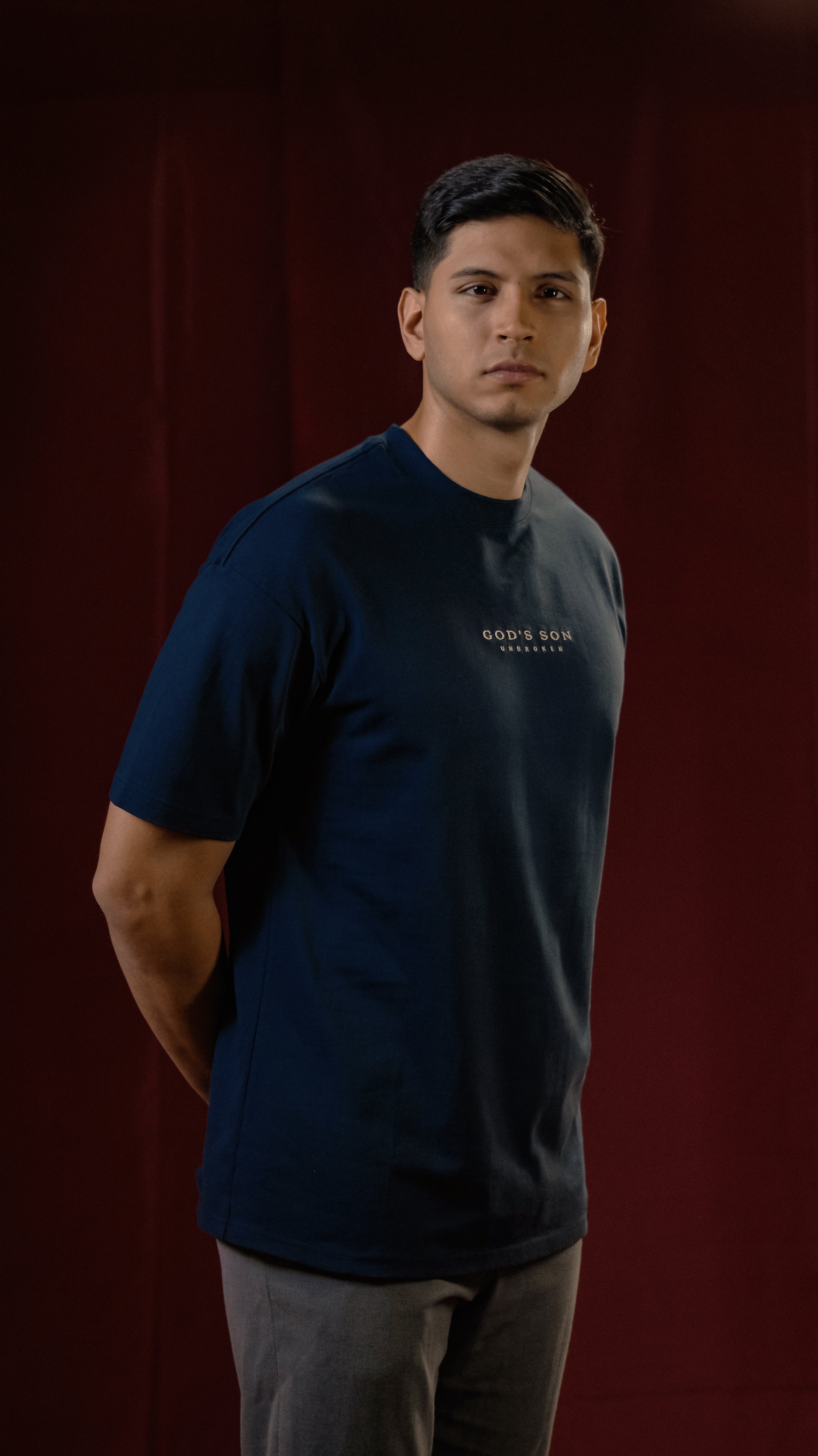 UNBROKEN STATEMENT — Navy (Oversize Fit)