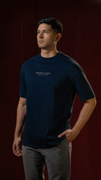UNBROKEN STATEMENT — Navy (Oversize Fit)