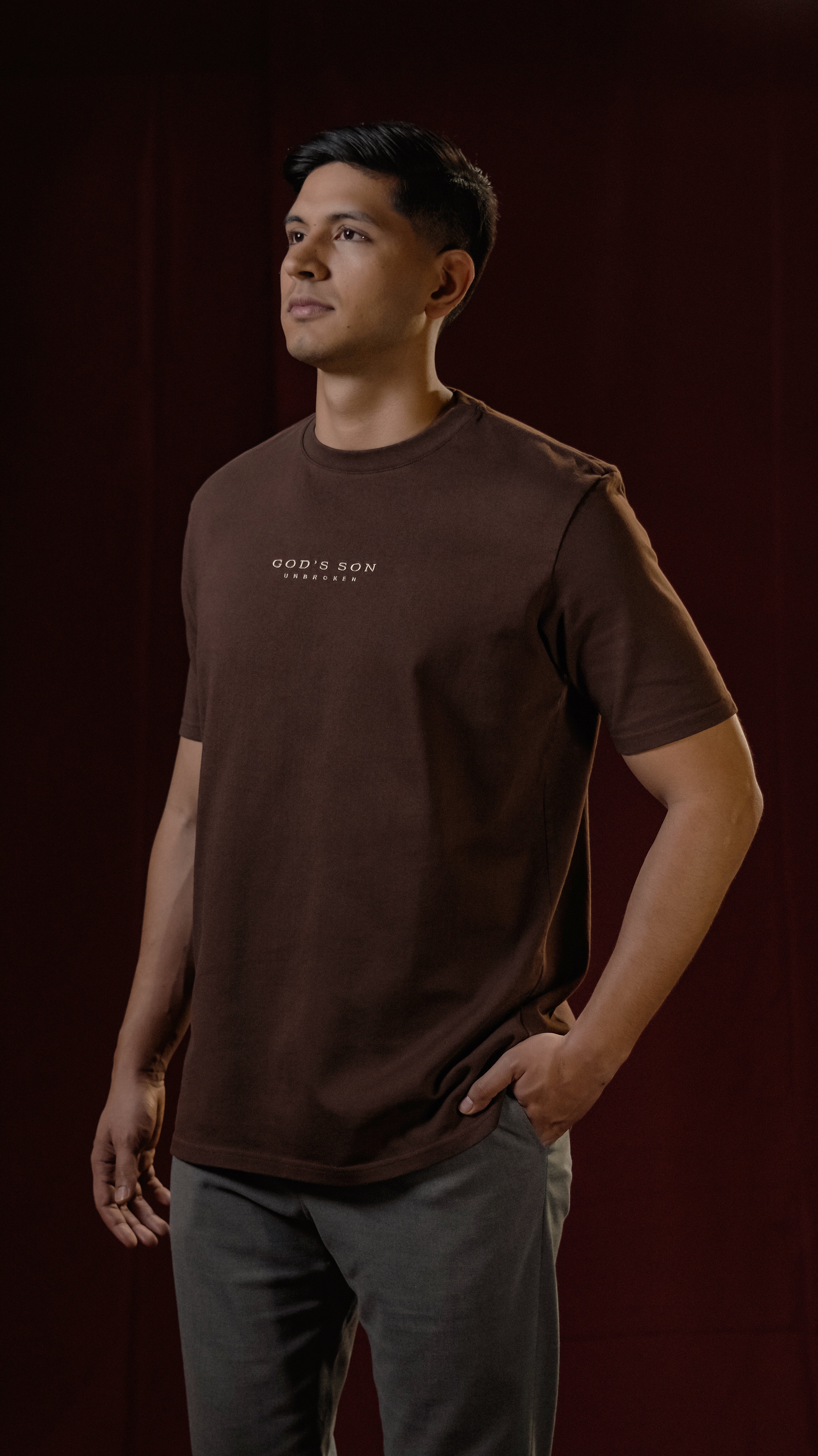 UNBROKEN ESSENTIALS — Brown (Regular Fit)