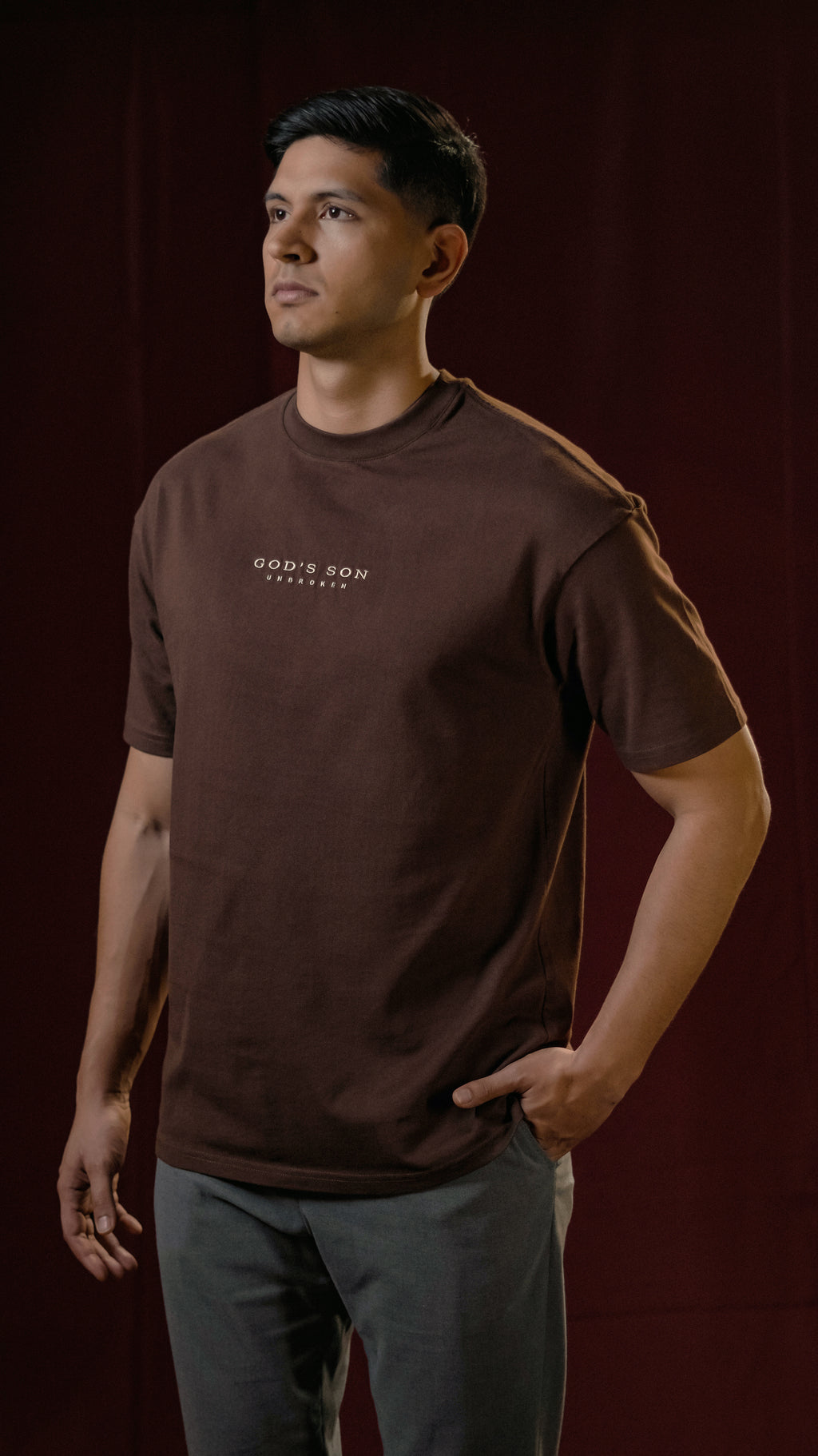UNBROKEN STATEMENT — Brown (Oversize Fit)